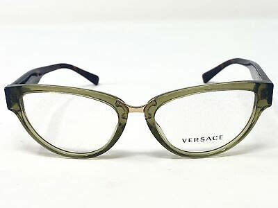 versace glasses 3267|clear Versace glasses on face.